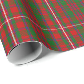 Papier Cadeau Tartan de MacKinnon de clan (Coin rond)