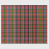 Papier Cadeau Tartan de MacPherson de clan (Plat)