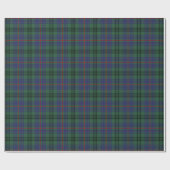Papier Cadeau Tartan de marcheur de clan (Plat)