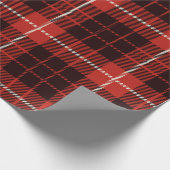 Papier Cadeau Tartan de Noël classique Plaid (Coin)