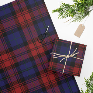 Papier Cadeau Tartan de Noël Plaid