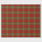 Papier Cadeau Tartan de Scott de clan (Plat)