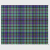 Papier Cadeau Tartan de Stevenson de clan (Plat)