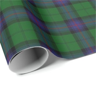 Papier Cadeau Tartan d'écossais d'Armstrong de clan