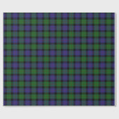Papier Cadeau Tartan d'écossais de Blair de clan (Plat)