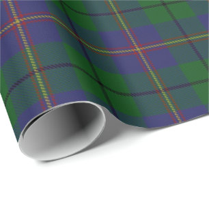 Papier Cadeau Tartan d'écossais de Carmichael de clan
