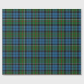 Papier Cadeau Tartan d'écossais de Colquhoun de clan (Plat)