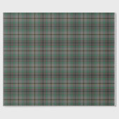 Papier Cadeau Tartan d'écossais de Craig de clan (Plat)