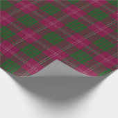 Papier Cadeau Tartan d'écossais de Crawford de clan (Coin)