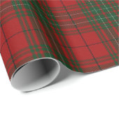 Papier Cadeau Tartan d'écossais de Cummings de Cumming de clan (Coin rond)