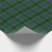 Papier Cadeau Tartan d'écossais de Davidson de clan (Coin)