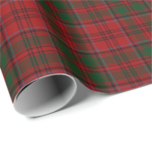 Papier Cadeau Tartan d'écossais de Grant de clan