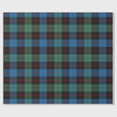 Papier Cadeau Tartan d'écossais de Guthrie de clan (Plat)