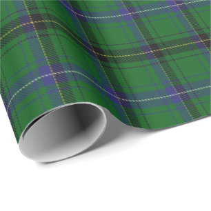 Papier Cadeau Tartan d'écossais de Henderson de clan