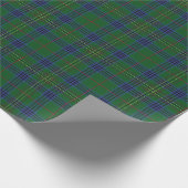 Papier Cadeau Tartan d'écossais de Kennedy de clan (Coin)