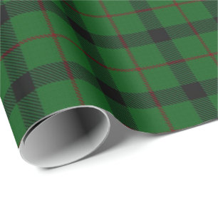 Papier Cadeau Tartan d'écossais de Kincaid de clan