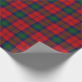 Papier Cadeau Tartan d'écossais de Lindsay Lindsey de clan (Coin)