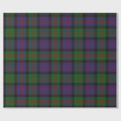 Papier Cadeau Tartan d'écossais de MacDonald Donald de clan (Plat)