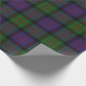 Papier Cadeau Tartan d'écossais de MacDonald Donald de clan (Coin)