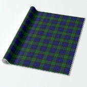 Papier Cadeau Tartan d'écossais de MacKay de clan (Déroulé)