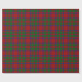 Papier Cadeau Tartan d'écossais de Mackintosh McIntosh de clan (Plat)
