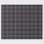 Papier Cadeau Tartan d'écossais de MacLellan de clan (Plat)