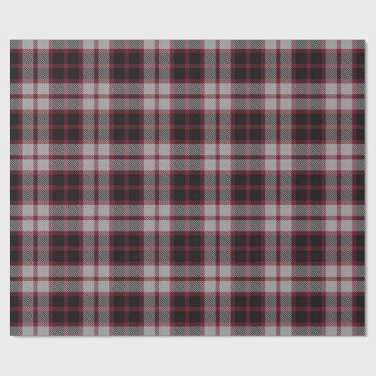 Papier Cadeau Tartan d'écossais de MacPherson de clan (Plat)