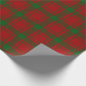 Papier Cadeau Tartan d'écossais de MacQuarrie de clan (Coin)