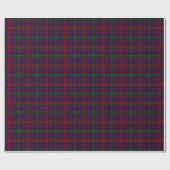 Papier Cadeau Tartan d'écossais de Montgomery de clan (Plat)