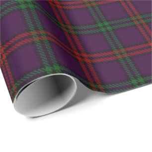 Papier Cadeau Tartan d'écossais de Montgomery de clan