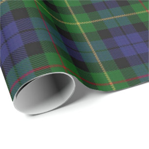 Papier Cadeau Tartan d'écossais de Rollo de clan