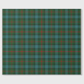 Papier Cadeau Tartan d'écossais de Ross de clan (Plat)