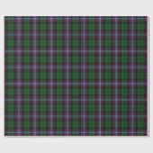 Papier Cadeau Tartan d'écossais de Russell de clan (Plat)