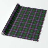 Papier Cadeau Tartan d'écossais de Russell de clan (Déroulé)