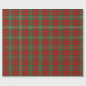 Papier Cadeau Tartan d'écossais de Scott de clan (Plat)