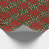 Papier Cadeau Tartan d'écossais de Scott de clan (Coin)