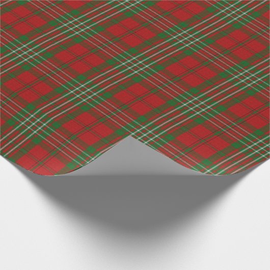Papier Cadeau Tartan d'écossais de Scott de clan (Coin)
