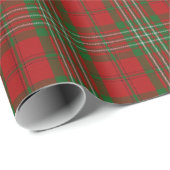 Papier Cadeau Tartan d'écossais de Scott de clan (Coin rond)