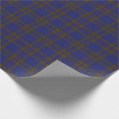 Papier Cadeau Tartan d'écossais d'Elliot Elliott de clan (Coin)