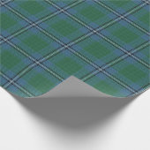 Papier Cadeau Tartan d'écossais d'Irvine Irwin de clan (Coin)