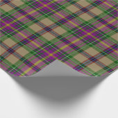 Papier Cadeau Tartan d'état de l'Orégon. Plaid de ressortissant (Coin)