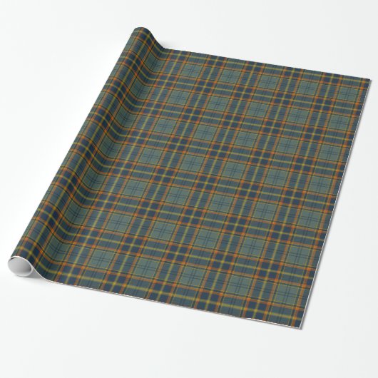 Papier Cadeau Tartan d'Irlandais du comté d'Antrim (Déroulé)