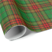 Papier Cadeau Tartan d'Irlandais du comté de Cavan (Coin rond)