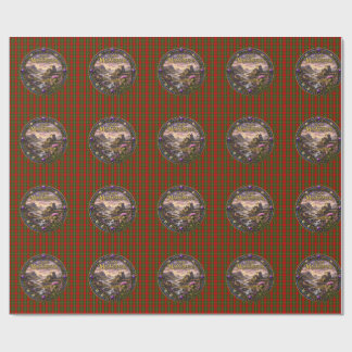 Papier Cadeau Tartan du clan écossais MacGregor