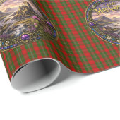 Papier Cadeau Tartan du clan écossais MacGregor (Coin rond)