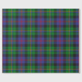 Papier Cadeau Tartan du clan Malcolm (Plat)