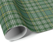 Papier Cadeau Tartan écossais de Currier de cari de Currie de (Coin rond)