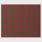 Papier Cadeau Tartan écossais de Munro Munroe Monroe de clan (Plat)