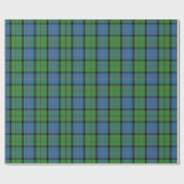 Papier Cadeau Tartan écossais d'écossais de Stirling de clan (Plat)