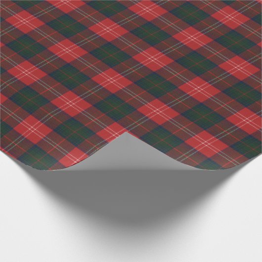 Papier Cadeau Tartan écossais moderne de Chisholm (Coin)